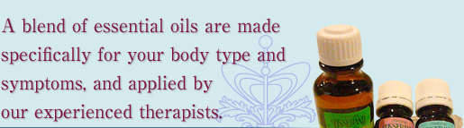 A blend of essential oils are made specifically for your body type and symptoms, and applied by our experienced therapists.