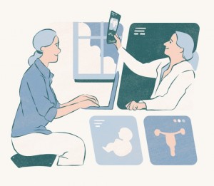 Blue Illustrated Medical Center Presentation - 5